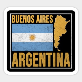 Buenos Aires Argentina, Cool Argentina Flag, Argentina Map, Argentina Sticker